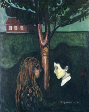 Expresionismo Painting - ojo en ojo 1894 Edvard Munch Expresionismo